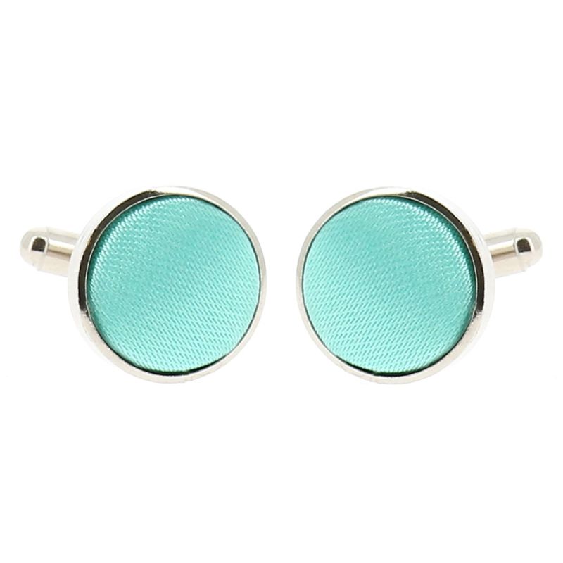 Bouton de Manchette Vert d'eau