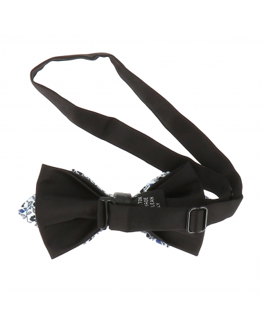 Noeud Papillon Pointu Liberty Bleu