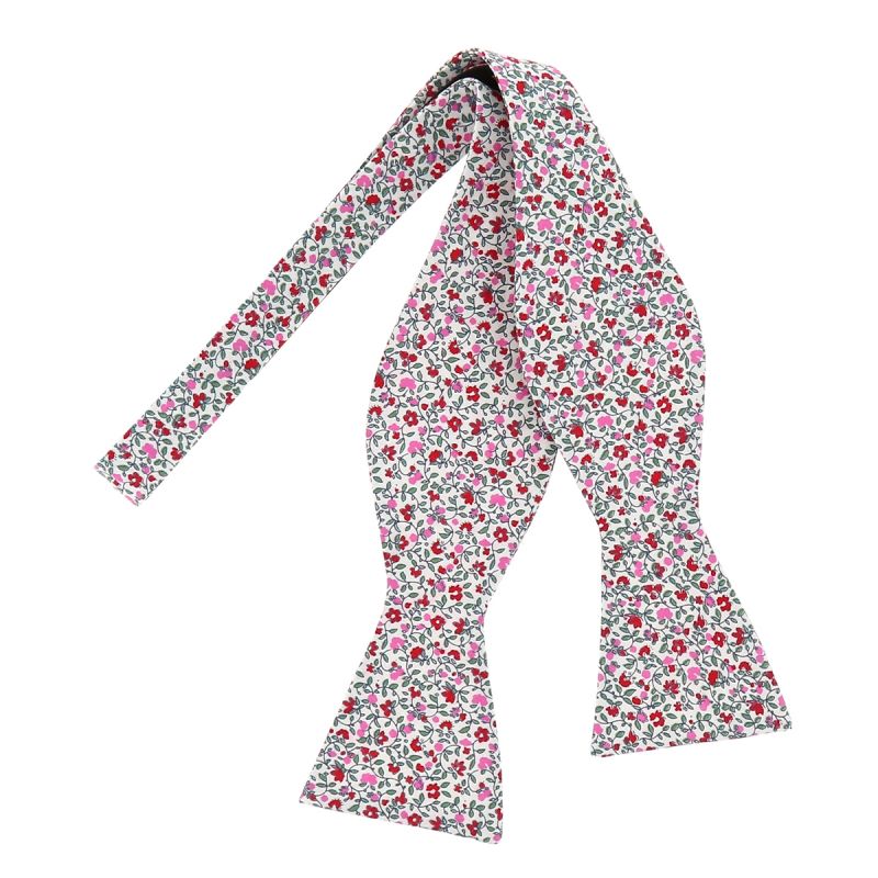 Noeud Papillon à Nouer Liberty Rose Mariage