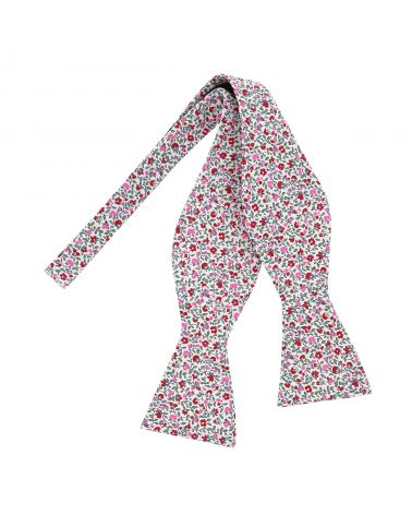 Noeud Papillon à Nouer Liberty Rose Mariage