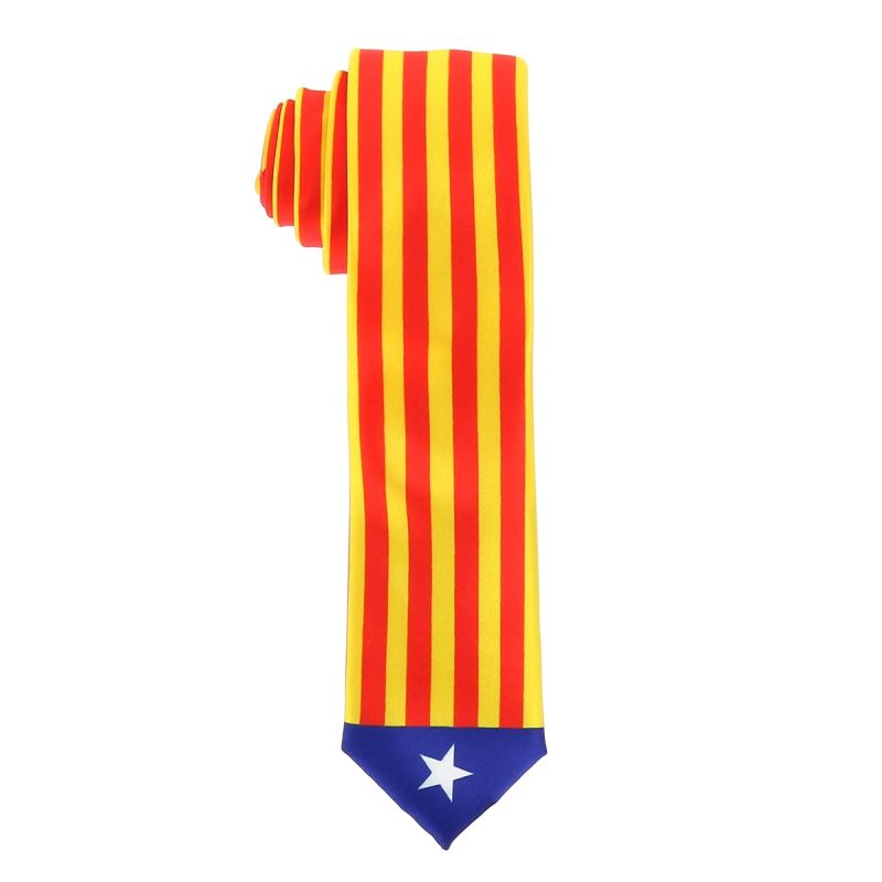 Cravate Drapeaux Catalan