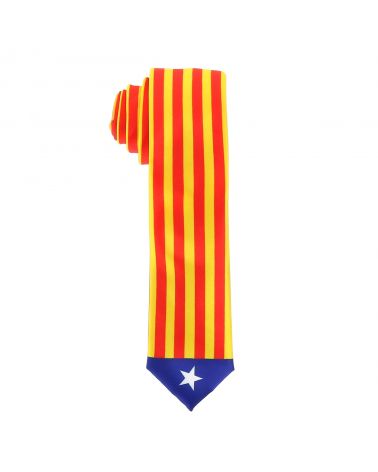 Cravate Drapeaux Catalan