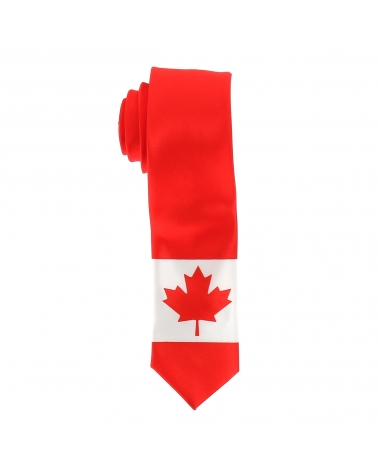 Cravate Drapeaux Canadien