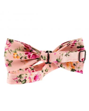 Noeud Papillon Homme à Fleurs Couleur Rose