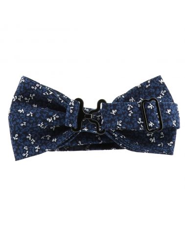 Noeud Papillon Homme Champêtre Liberty Bleu Foncé