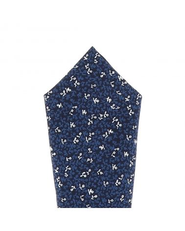 Pochette Costume Liberty Bleu foncé