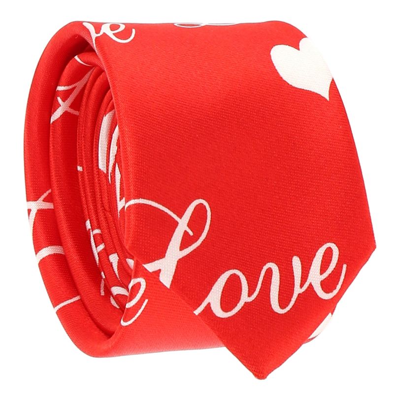 Cravate Love Rouge