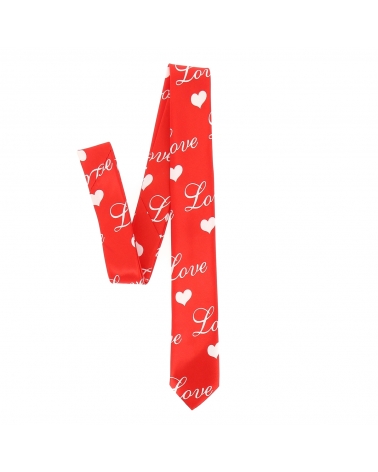 Cravate Love Rouge