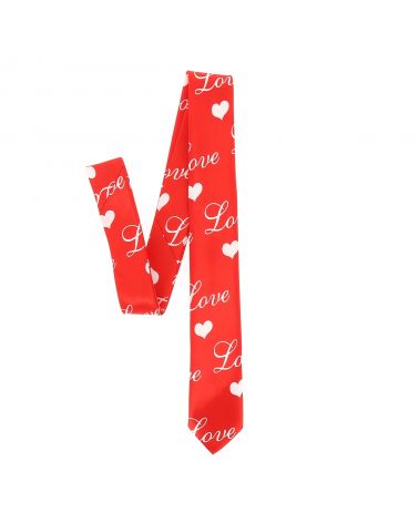 Cravate Love Rouge