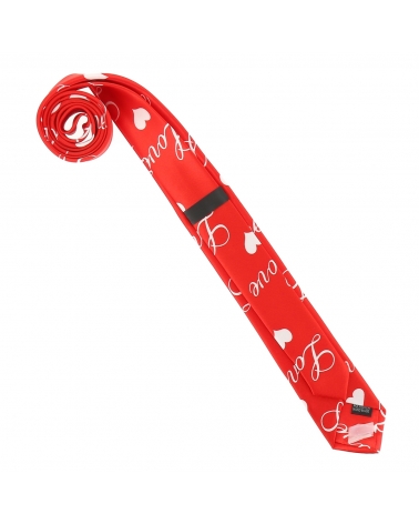 Cravate Love Rouge