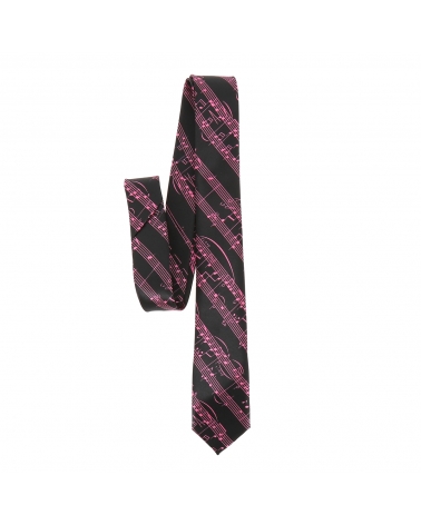 Cravate Partition Rose