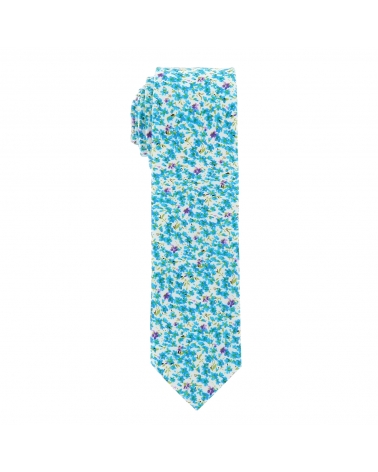 Cravate Liberty Bleu turquoise