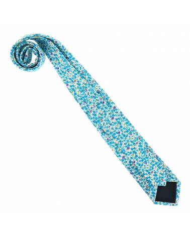 Cravate Liberty Bleu turquoise