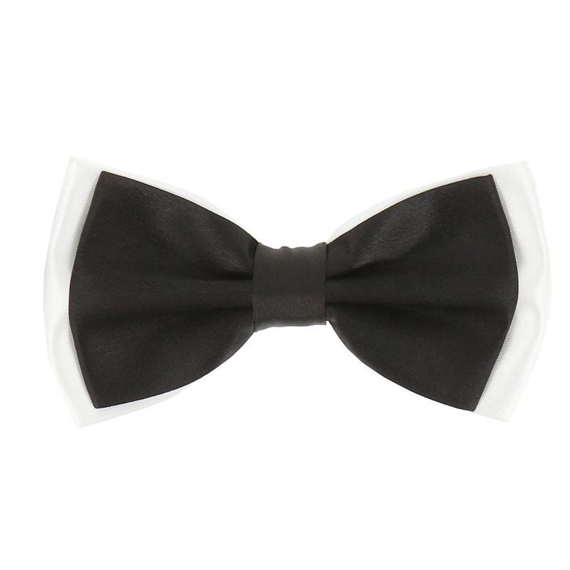 Noeud Papillon Double Noir