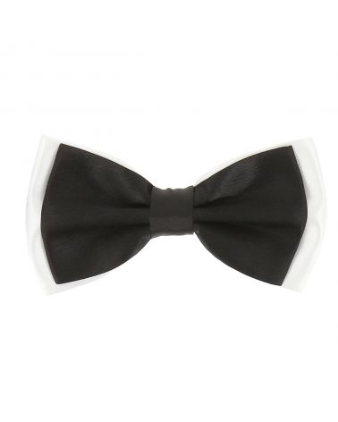 Noeud Papillon Double Noir