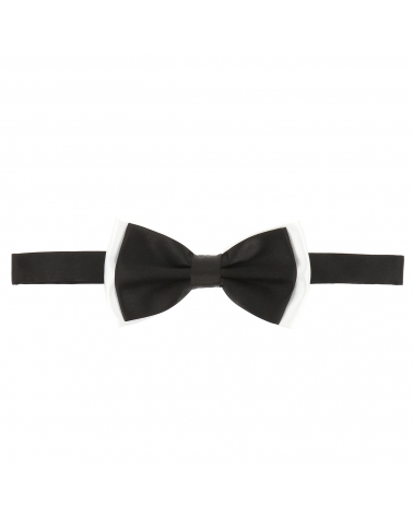 Noeud Papillon Double Noir