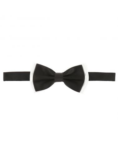 Noeud Papillon Double Noir