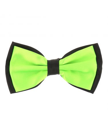 Noeud Papillon Double Vert fluo