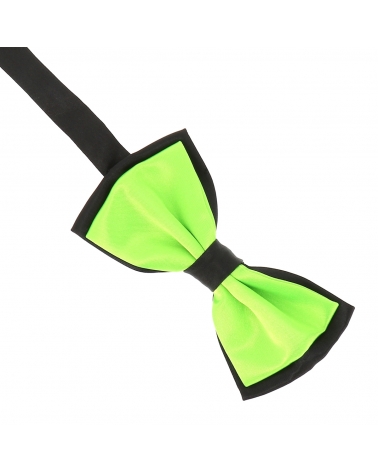 Noeud Papillon Double Vert fluo
