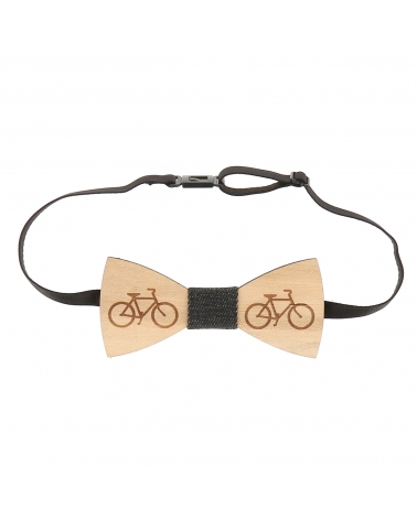 Noeud Papillon Bois Bicyclette