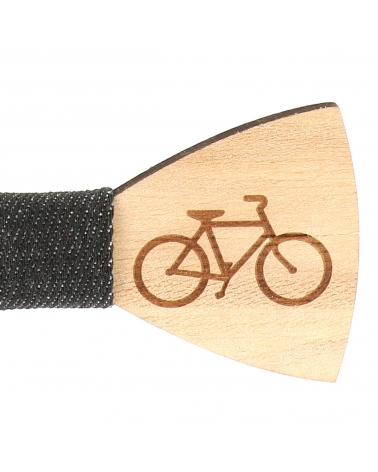 Noeud Papillon Bois Bicyclette