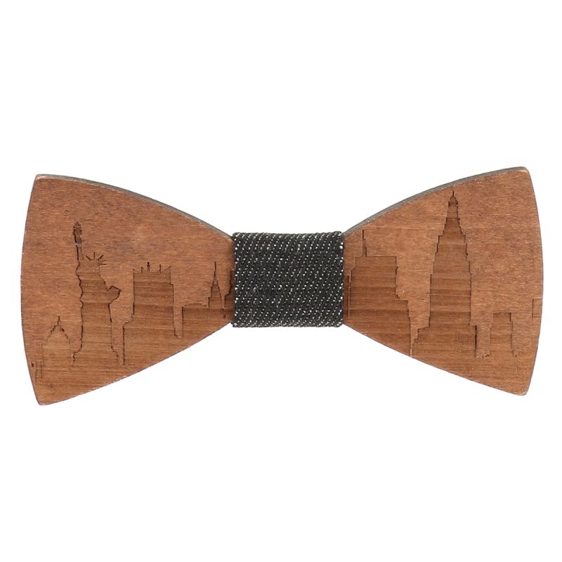 Noeud Papillon Bois New York