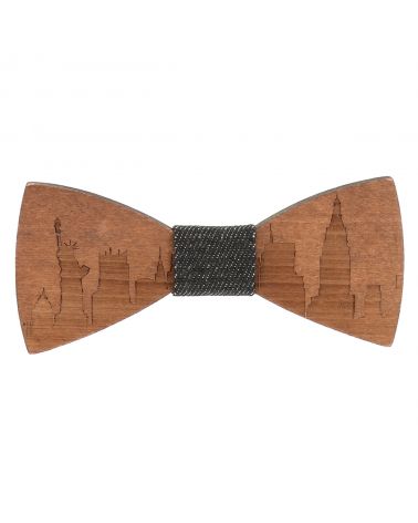 Noeud Papillon Bois New York