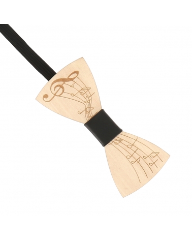 Noeud Papillon Bois Partition Musique