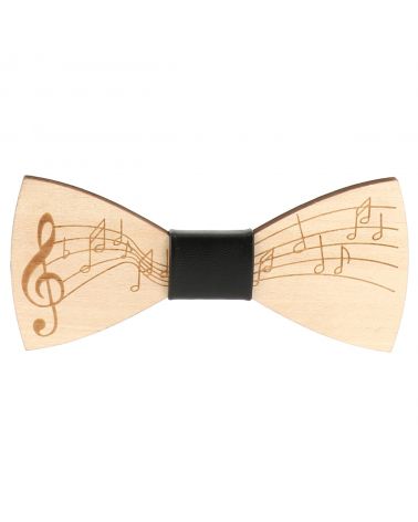 Noeud Papillon Bois Partition Musique