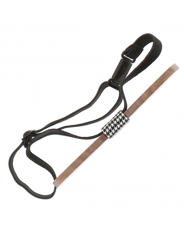 Noeud Papillon Bois et Pied de poule