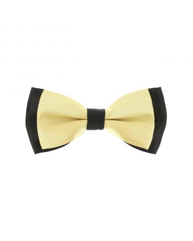 Noeud Papillon Garçon Double Jaune pale