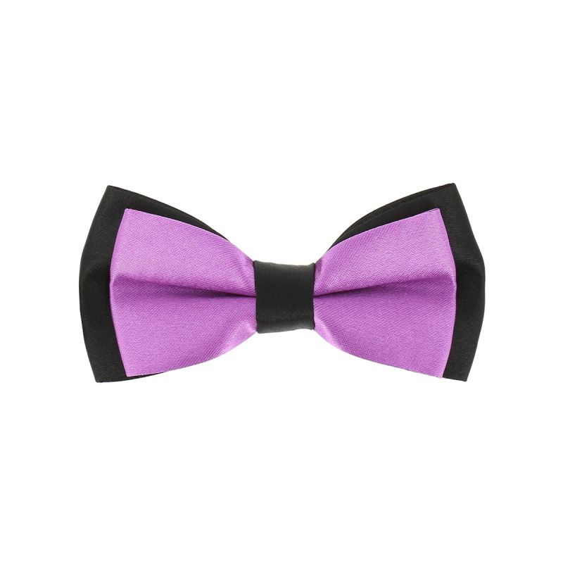 Noeud Papillon Garçon Double Mauve