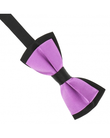 Noeud Papillon Garçon Double Mauve