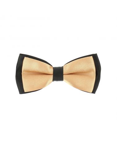 Noeud Papillon Garçon Double Beige cuivré