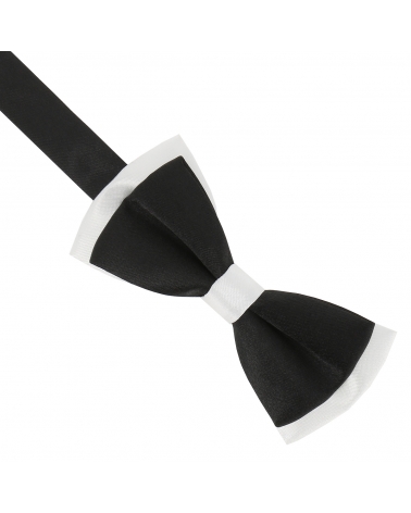 Noeud Papillon Garçon Double Noir
