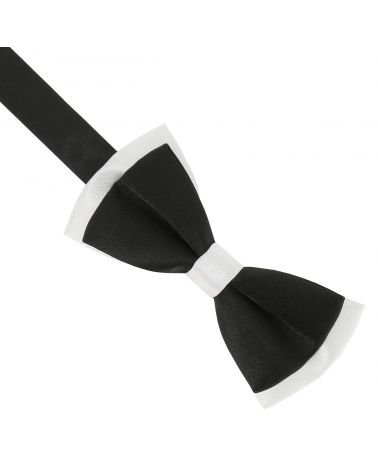 Noeud Papillon Garçon Double Noir