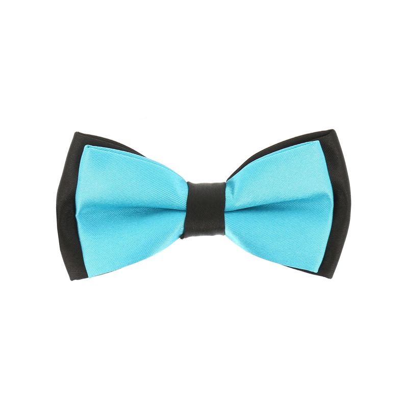 Noeud Papillon Garçon Double Bleu turquoise