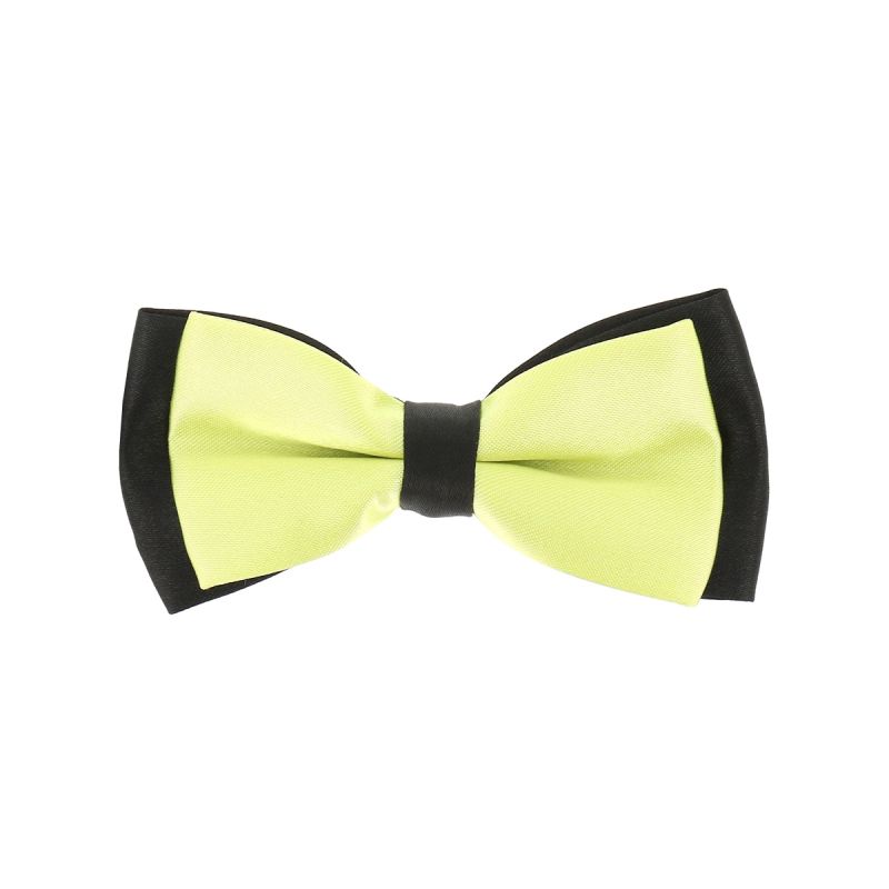 Noeud Papillon Garçon Double Vert anis