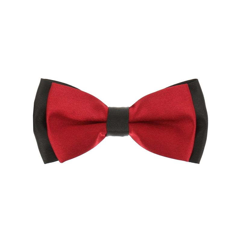 Noeud Papillon Garçon Double Bordeaux