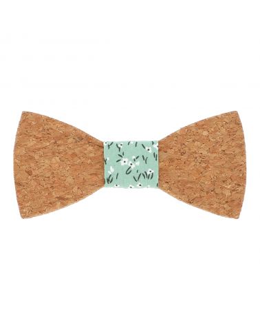 Noeud Papillon Liège Liberty Vert d'eau Mariage Champêtre