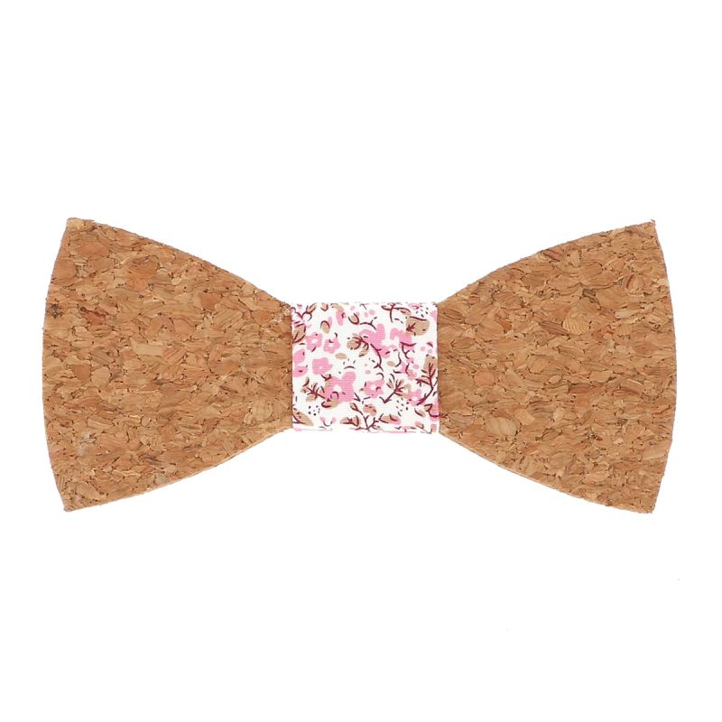 Noeud Papillon Liège Liberty Vieux rose Mariage Champêtre