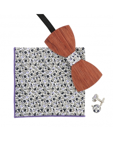 Noeud Papillon Bois Liberty Parme