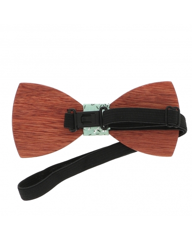 Noeud Papillon Bois Liberty Vert d'eau