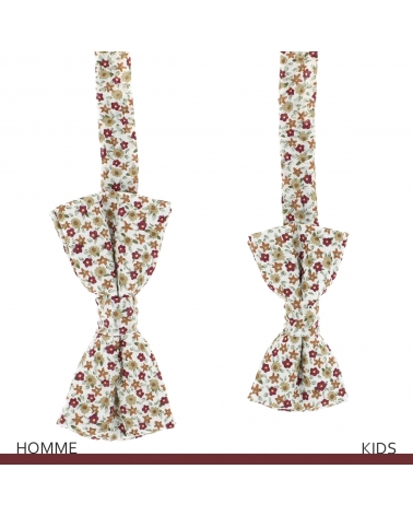 Noeud Papillon Liberty Bordeaux