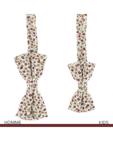 Noeud Papillon Liberty Bordeaux