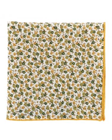 Pochette Costume Liberty Jaune moutarde