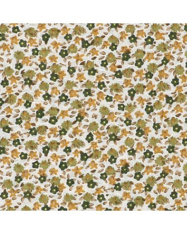 Pochette Costume Liberty Jaune moutarde