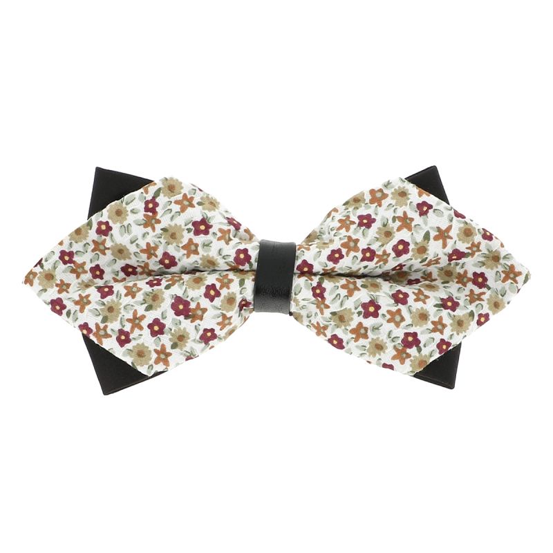 Noeud Papillon Pointu Liberty Bordeaux