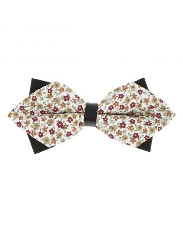 Noeud Papillon Pointu Liberty Bordeaux