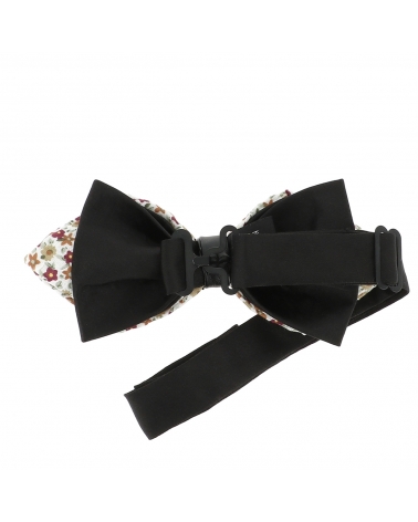 Noeud Papillon Pointu Liberty Bordeaux